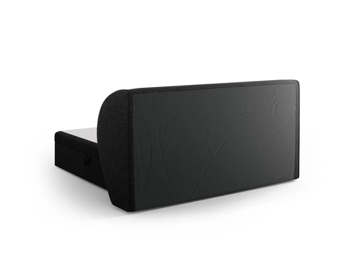 Čalouněná postel Miley 160x200 černá s úložným prostorem moderní do ložnice