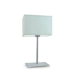 Noční lampička AMALFI mátová moderní s látkovým stínidlem na noční stolek nebo do obýváku