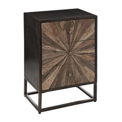 Dřevěná komoda Origins s 3 zásuvkami v industriálním stylu na nožkách do obýváku a ložnice 49 cm