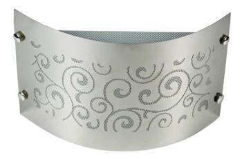 Moderní nástěnné svítidlo Aluno stříbrné kovové do obýváku a ložnice CANDELLUX