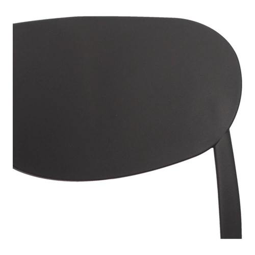 Zahradní židle Plasta černá 5five simply smart z polypropylenu snadno čistitelná stohovatelná