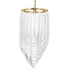 Závěsná lampa WAVE zlatá 60 cm