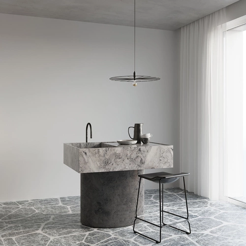 SIRKEL 60 závěsná lampa černá