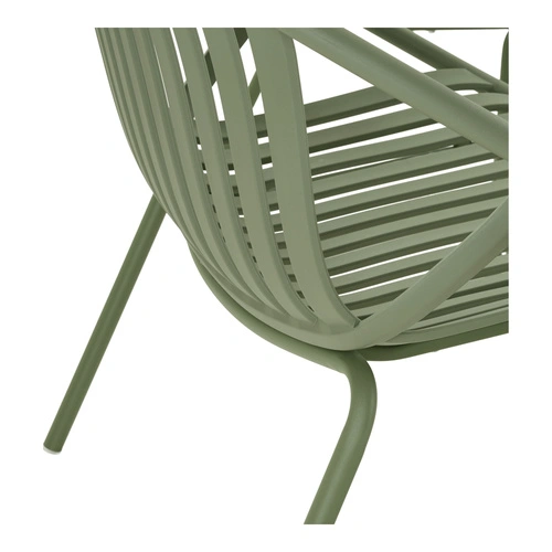 Zahradní nábytek set Saly House Nordic moderní zelený na terasu se stolkem