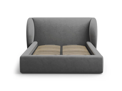 Miley II Grey Velvet postel 200x200
