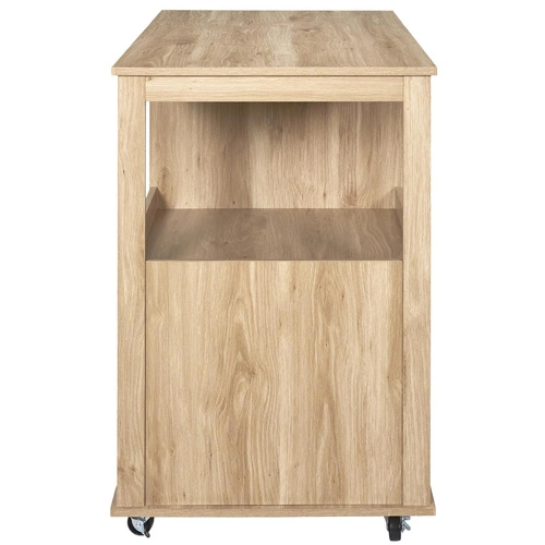 Kuchyňský ostrůvek na kolečkách Klaus Intesi skandinávský prostorný se zásuvkami 105 cm