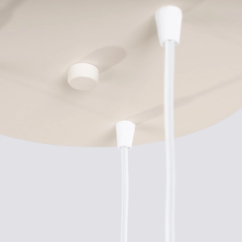 Závěsné loftové svítidlo ESTRIA 3P béžové nad jídelní stůl a do kuchyně 30 cm