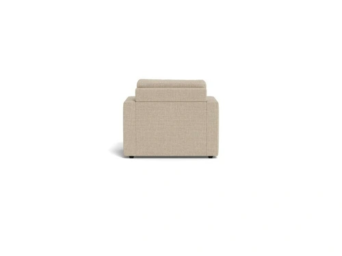 Rozkládací křeslo na spaní Fleury béžový samet do obývacího pokoje