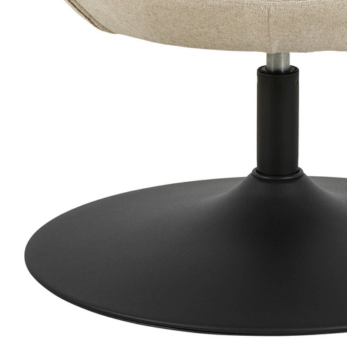 Otočná křeslo Center Actona béžové do obýváku moderní čalouněné skandinávské