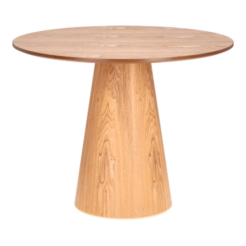 Kulatý stůl Soleilo 80 cm přírodní dub na jedné noze do obýváku a kavárny Intesi