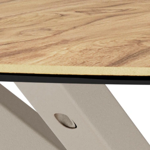 Konferenční stolek Heaven kulatý 82 cm do obývacího pokoje dub přírodní