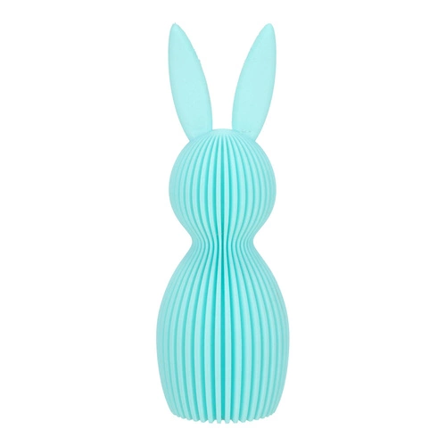 Intesi velikonoční figurka králík velký tyrkysový moderní dekorace na stůl do obýváku