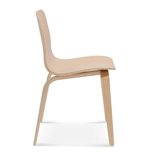Jídelní dřevěná židle Hips Fameg moderní, na míru, dub premium 80 cm
