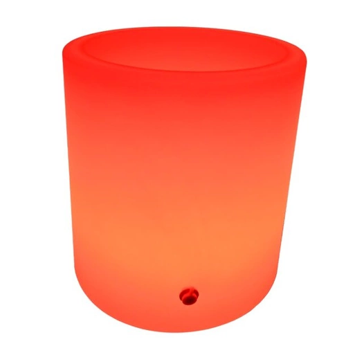 Zahradní lampa květináč FLOWER POT S LED RGBW 16 barev 29 cm