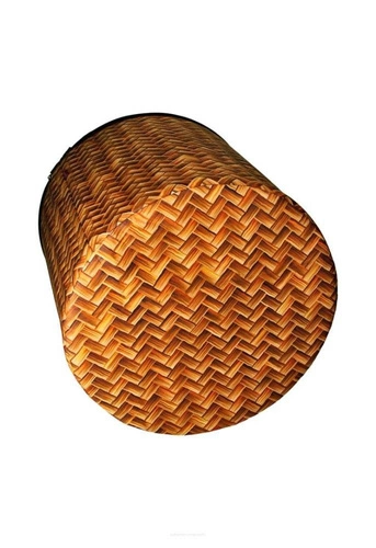 Boho puf Intesi kulatý barevný do obýváku a ložnice moderní čalouněný 40 cm