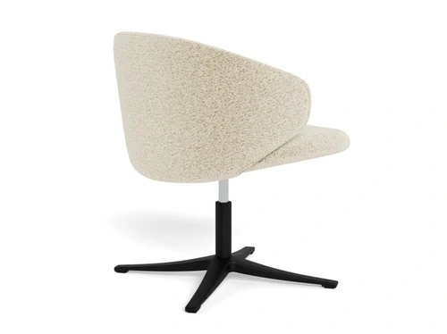 Křeslo Ella otočné béžové moderní do obýváku a jídelny