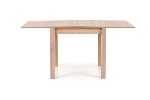Rozkládací jídelní stůl Nalma Intesi 80-160 cm moderní dub sonoma čtvercový