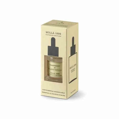 Cereria Molla vonný olej Raspberry & Black Vanilla 30ml do difuzéru do bytu