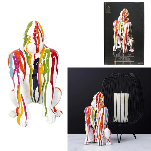 Barevná dekorace goril