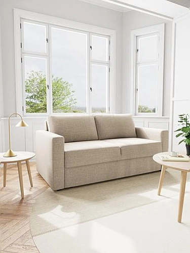 Dvojsedačka s rozkládací funkcí Fleury béžová do obývacího pokoje Actona