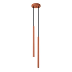 Závěsné svítidlo Pastelo 2 moderní červené nastavitelné do obýváku a nad stůl SOLLUX