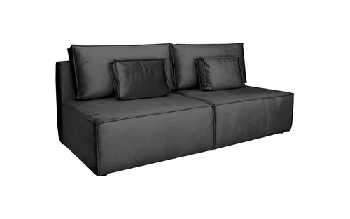 Pohovka Toro rozkládací tmavě šedá Run Again 90