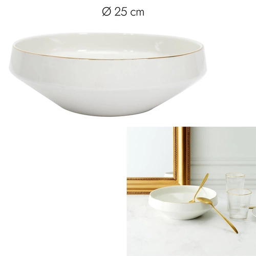 Miska/salátová mísa Pearl Gold 25 cm
