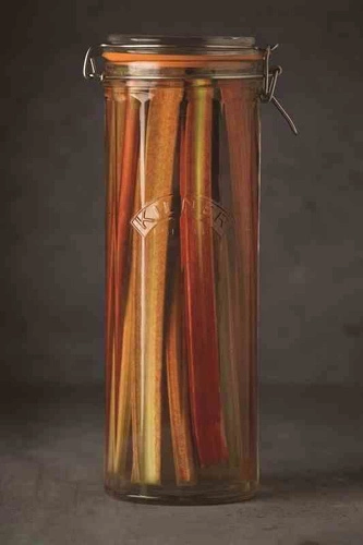 Sklenice 2,2l, Facetted Clip Top Jar KILNER