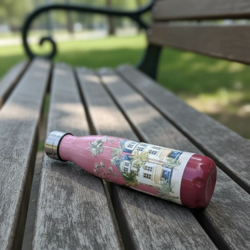 Iso Floral růžová termoláhev     