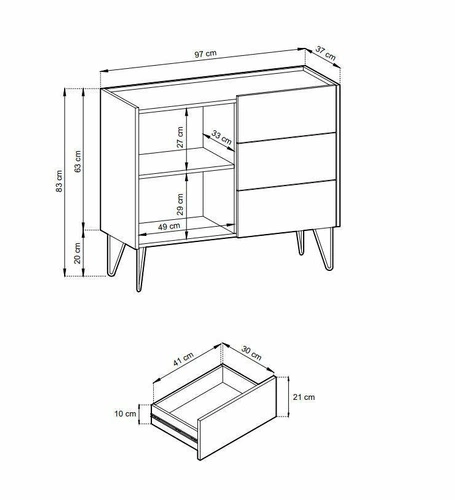 Černá komoda Marbren se zásuvkami na zlatých nohách 97 cm glamour do obývacího pokoje Intesi
