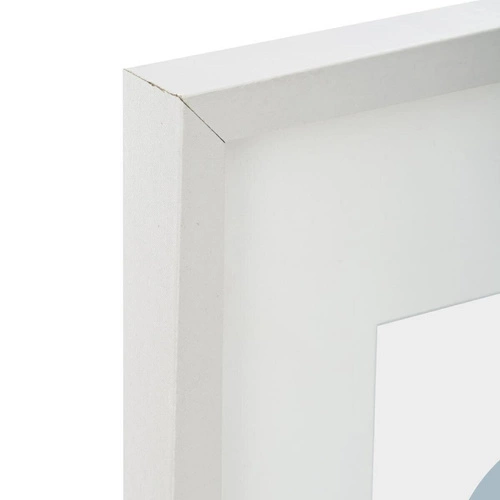 Bílý fotorámeček 30x40 Manu Atmosphera moderní na zavěšení na zeď