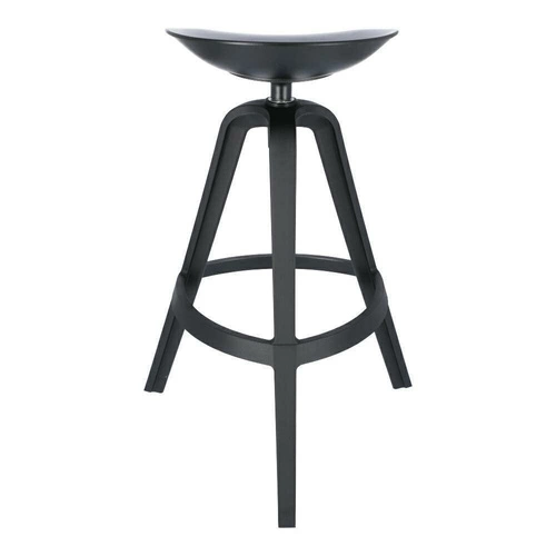 Barová židle Banksy černá otočná moderní do kuchyně a jídelny Intesi 77 cm