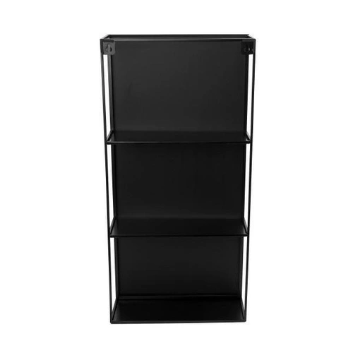 Závěsná koupelnová skříňka s černým zrcadlem Cubiko moderní Umbra 62x30 cm