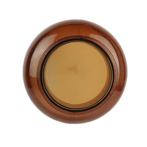 Vonná svíčka XL Intesi Ambre v hnědé retro lahvi z přírodního vosku