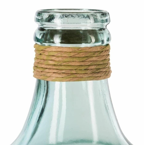 Váza s rafií průhledná