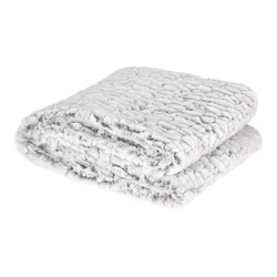 Scale Intesi hřejivá silná deka na pohovku šedá 180x130 cm měkká a nadýchaná