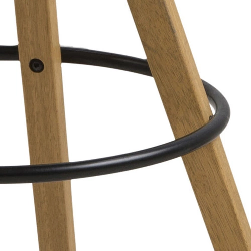 Barová stolička Dima Melange šedá / dřevo