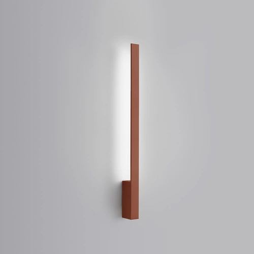 Nástěnné svítidlo LAHTI 70 moderní červené LED do obýváku a ložnice hliník 4000K Thoro