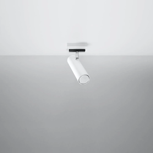 Stropní svítidlo DIREZIONE 1 bílá moderní kovová do obýváku kuchyně a ložnice Sollux