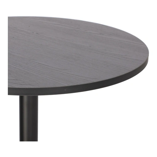 Kulatý jídelní stůl Hvar 60 cm černý moderní do obýváku a kavárny