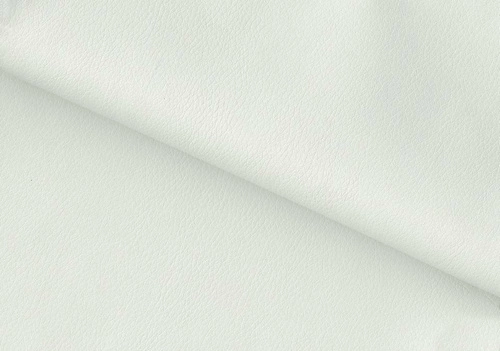 Barová židle s opěrkou Tina bílá moderní do kuchyně a k ostrůvku 66 cm ekokůže Actona