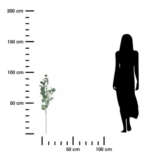 Umělý eukalyptus Atmosphera 97 cm moderní realistický do vázy do obýváku nebo ložnice