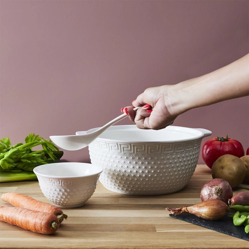 Sada na servírování polévky, lžíce, 6 misek