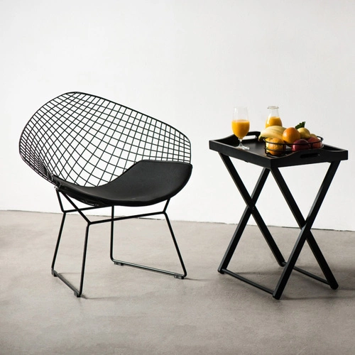 Židle Harry Arm černá/černá poduška