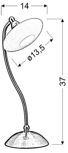Noční lampička Elisa moderní stříbrno-bílá do ložnice a obýváku s bílým stínidlem 37 cm