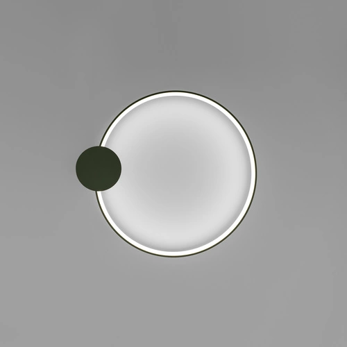 Stropní LED svítidlo RIO 55 olivově zelené moderní kulaté do obýváku a kuchyně Thoro