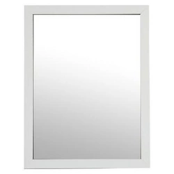 Závěsné obdélníkové zrcadlo do předsíně bílé moderní 34x44 cm 5five