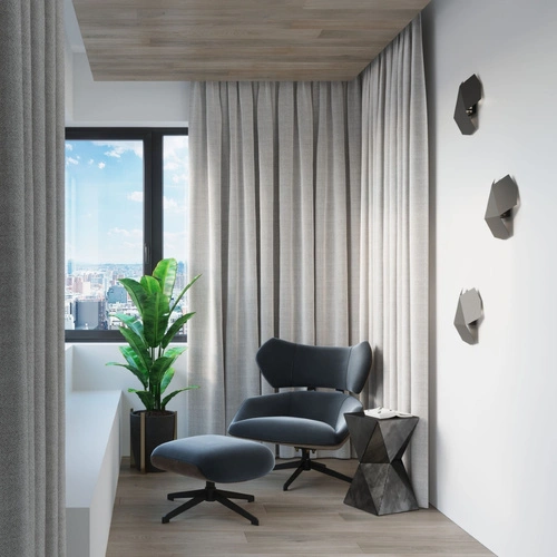 Nástěnné svítidlo Tre černé moderní kovové do obýváku ložnice nebo nad zrcadlo 30 cm Sollux