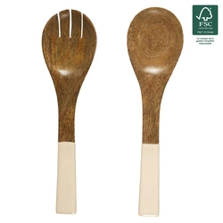 Sada příborů z mangového dřeva Dunen