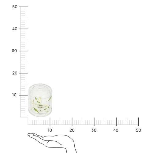 Vonná svíčka pod skleněným poklopem Atmosphera Oudy jasmínová do obýváku 240g